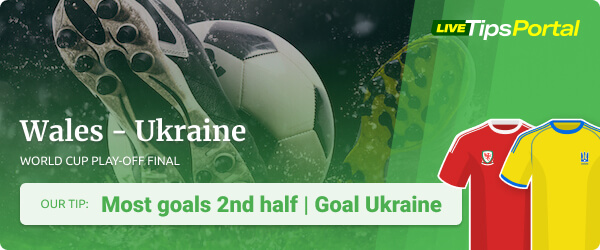 Wales vs Ukraine World Cup play-off final betting tips