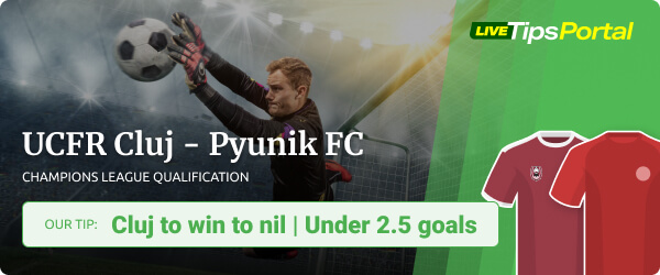 Betting tip UCFR Cluj vs Pyunik FC, UCL qualification