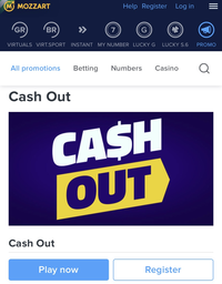 Mozzartbet Cash Out