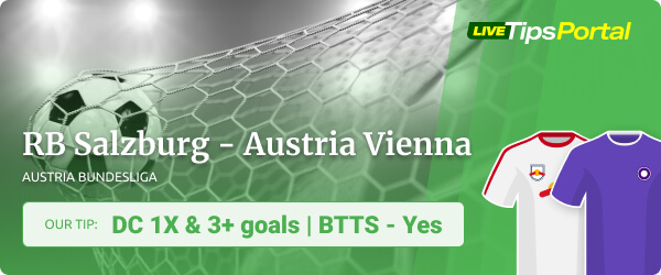 RB Salzburg vs Austria Vienna betting tips