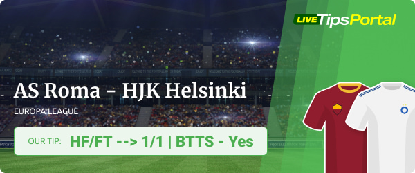 AS Roma vs. HJK Helsinki predictions