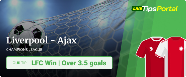 Predictions for Liverpool vs Ajax - UCL 2022/23