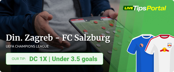 Betting tips for Dinamo Zagreb vs. FC Salzburg