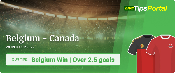 Belgium vs Canada World Cup betting tips