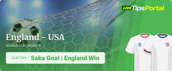 England vs. USA World Cup betting tips