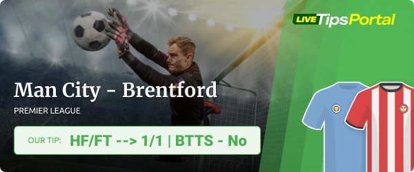 Manchester City vs. Brentford betting tips 22/23