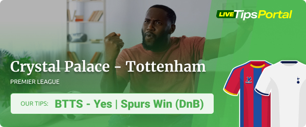 Betting predictions Crystal Palace vs. Tottenham Hotspur