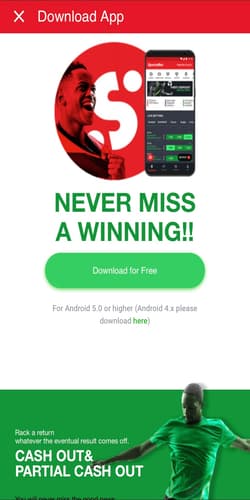 Sportybet Mobile App