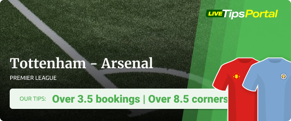 Spurs vs. Arsenal London derby betting tips