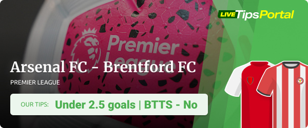 Arsenal FC vs. Brentford FC predictions Premier League 2022/23