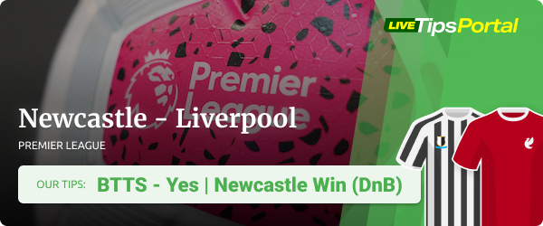 Newcastle vs Liverpool betting predictions EPL 2022/23