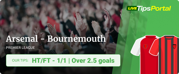 Arsenal FC vs Bournemouth FC predictions 2022/23