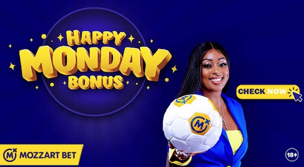 Mozzartbet surprise with the Happy Monday Bonus