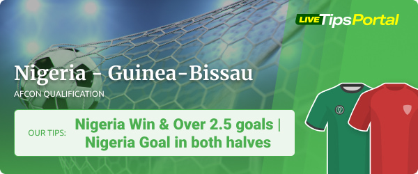 AFCON qualification betting tips Nigeria vs Guinea-Bissau