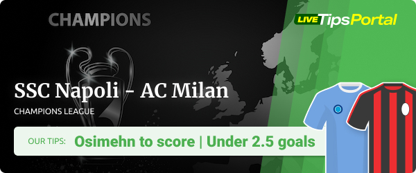 SSC Napoli vs. AC Milan betting predictions UCL 2023