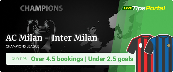 AC Milan vs Inter Milan UCL semi-final betting tips