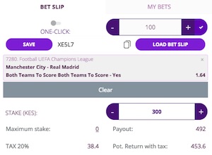 Helabet betting tip for Man City vs Real Madrid