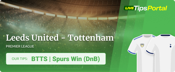 Leeds United vs Tottenham betting tips