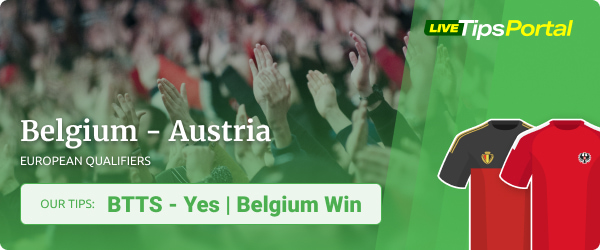 EURO qualifiers betting tips for Belgium vs Austria