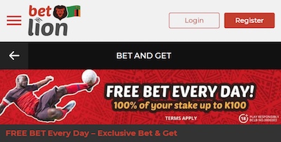 betlion freebet zambia