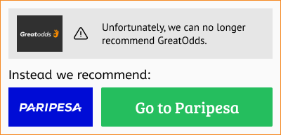 we can no longer recommed GreatOdds. Try Paripesa instead