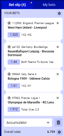 Paripesa Acca 27th to 28th April 2024