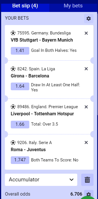 Paripesa Acca 4th to 5th May 2024