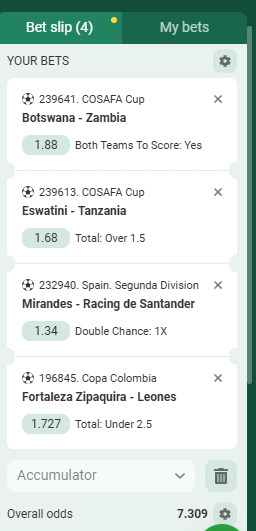 Betwinner Acca 11th to 12th June 2025