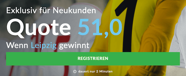 Quotenerhöhung auf Leipzig gegen St. Petersburg Betvictor