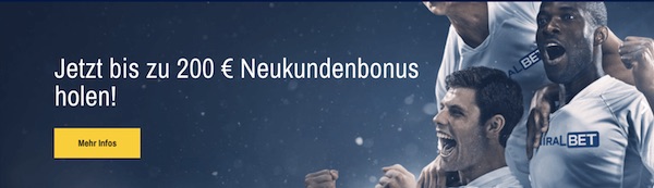 200€ Bonus bei Admiralbet!