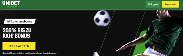 200% Bonus bei Unibet!