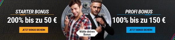 NEO.bet Bonus für Starter und Profis