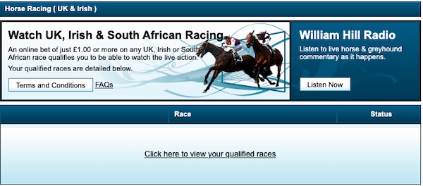 Verfolge Pferderennen aus aller Welt bei William Hill