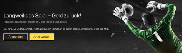 bet365 geld zurück bei 0:0