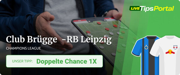 Wett Tipp Club Brügge gegen RB Leipzig