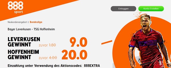 888sport angebot boost wetten quoten leverkusen hoffenheim