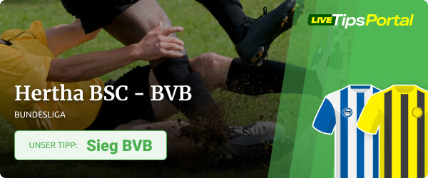 Hertha BSC gegen Borussia Dortmund Wett Tipp