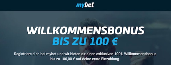 Mybet Neukundenbonus bis zu 100 Euro