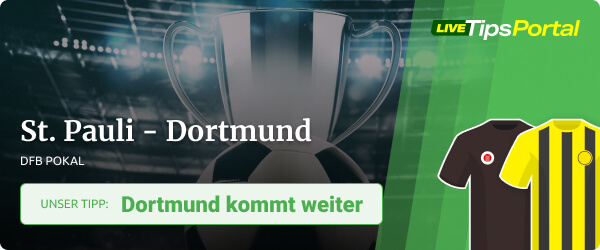 DFB Pokal Tipp FC St. Pauli gegen Borussia Dortmund