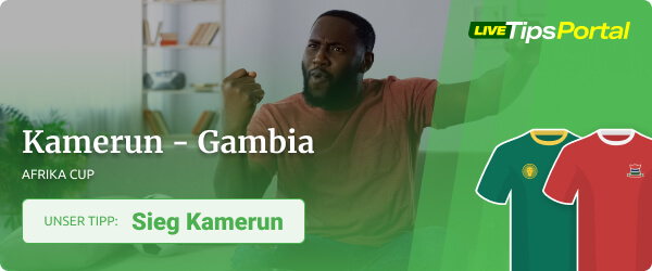 Wett Tipp Kamerun - Gambia Africa Cup 2022 Viertelfinale