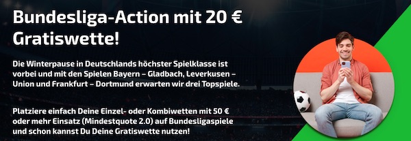 20€ gratiswette bei mobilebet für deine bundesliga wetten