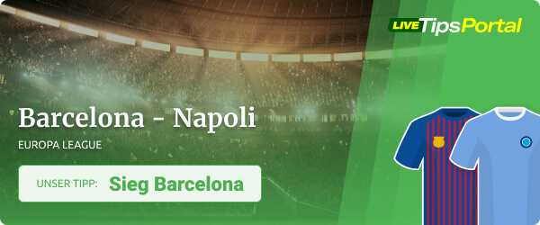 Sportwetten Tipp FC Barcelona gegen SSC Napoli