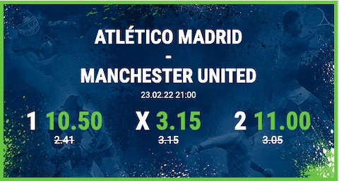 Mit erhöhten Bet at Home Quoten auf Atletico vs. United wetten!