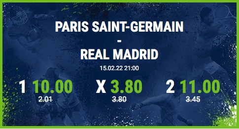 Bet at home Quoten Boost zum CL-Achtelfinale PSG vs. Real Madrid