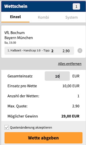 Unser wett tipp zu bochum - bayern