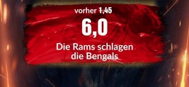 BildBet Boost auf Rams besiegen Bengals im Super Bowl 56