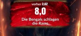 BildBet Boost auf Bengals besiegen Rams im Super Bowl 56