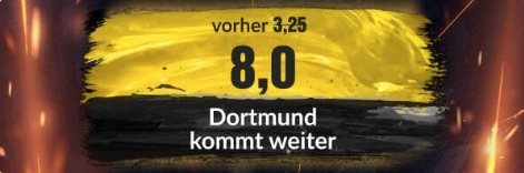 BildBet Boost auf BVB kommt gegen Glasgow Rangers weiter