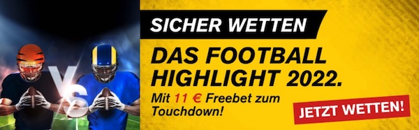 Interwetten Freebet zum Super Bowl 56