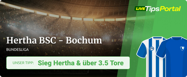 Bundesliga Wett Tipp zu Hertha BSC gegen VfL Bochum